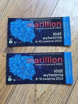 Bilet na weekend z Marillion 8-10 kwietnia, Łódź