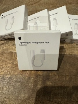 Oryginalne przejściówki Apple (Lightning na Jack)