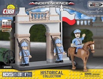 KLOCKI COBI 2980 PIŁSUDSKI Historical Collection