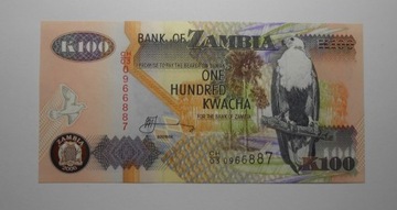 stary banknot Zambia stan bankowy