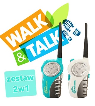 Walkie talkie KOMPLET *2 SZTUKI* zasięg 25m