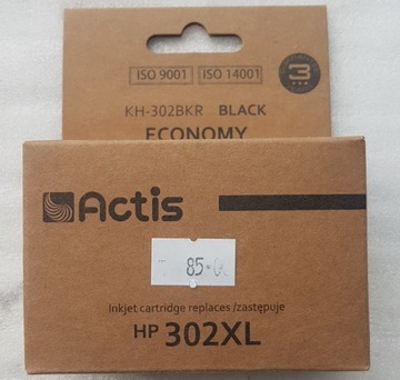 Tusz HP 302xl czarny Actis NOWY