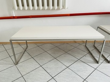 Ława stół ławostół witryna ekspozytor biała 