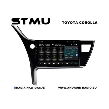 Radio android 10.1" TOYOTA COROLLA 17-18
