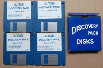 ATARI ST DISCOVERY PACK 4 dyskietki