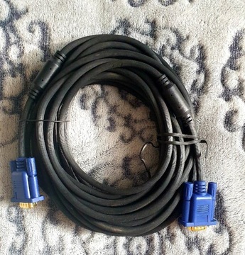 Kabel komputerowy SVGA wtyk-wtyk, 10m.