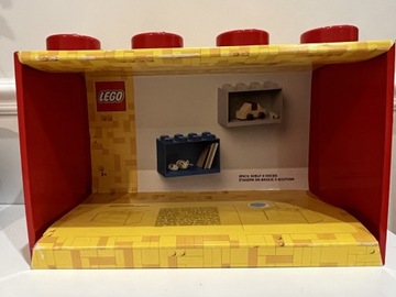 Półka Lego  czerwona .