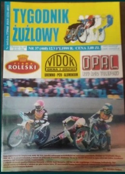 Żużel Speedway Tygodnik Żużlowy numer 37/1999rok