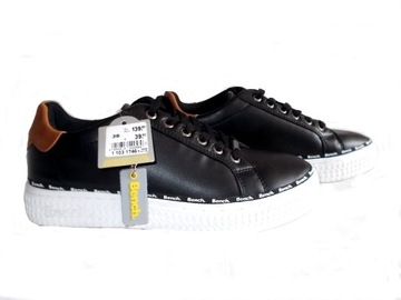 oryginalne czarne buty Sneakersy Damskie Bench .38
