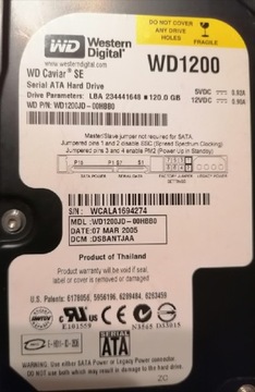 Dysk twardy SATA Western Digital 