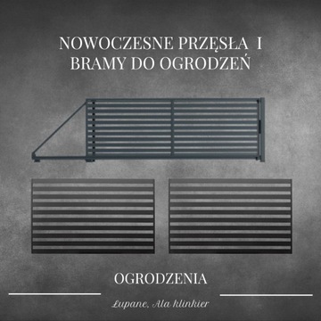 Przęsła metalowe/bramy przesuwne/furtki