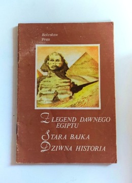 Bolesław Prus "Z Legend dawnego Egiptu..." Książka