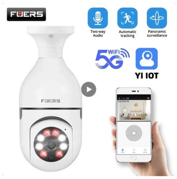 Kamera WIFI 2MP 5G E27 FUERS 1080p SD obrotowa