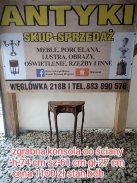 Konsola stolik do sciany