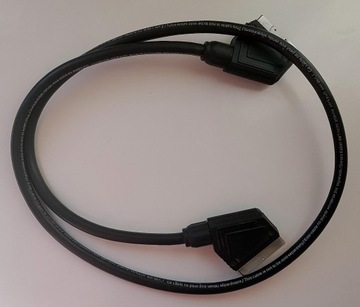 Przewód EURO-EURO SCART 21 pin 1.2 m kabel 1,2 m