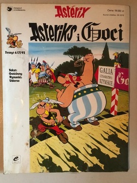 Komiks Asterix i Obelix. Zeszyt 4(7) 92. Asteriks i Goci