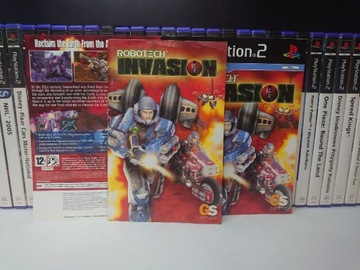 Robotech Invasion OKŁADKA KSIĄŻECZKA PS2