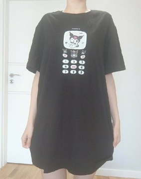 Sukienka tshirtowa dłgi tshirt hello kitty sanrio 