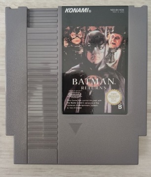 Batman Returns Nintendo NES PAL Unikat