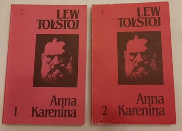 Anna Karenina – Lew Tołstoj 2 tomy (stan bdb)