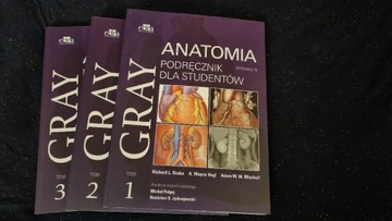 Gray Anatomia Podręcznik dla studentów Tomy 1-3