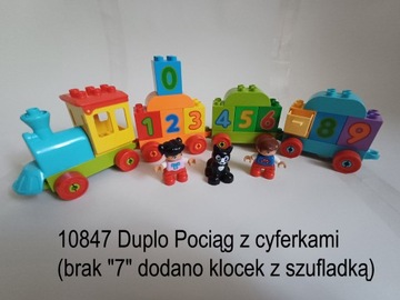 10847 Lego Duplo Pociąg z cyferkami