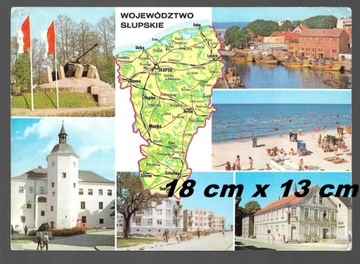 Słupsk Lębork Sycewice Główczyce Ustka Łeba mapka