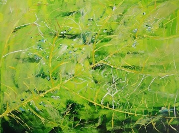 Obraz "Zielony liść"