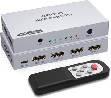 Rozdzielacz Switch HDMI przełącznik rozgałęźnik