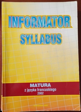 Informator Syllabus - Matura z j.francuskiego 2002