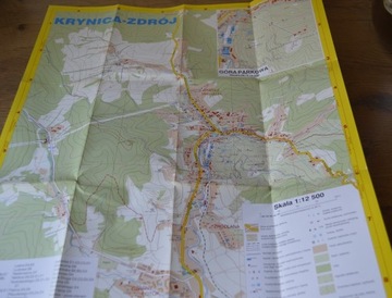 Mapka Krynica Zdrój  - 2009-