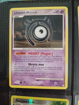 Polska Karta Unown M 66/123 NM/MT Tajemne Skarby