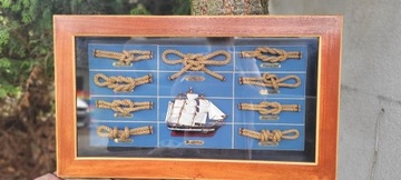 Obraz - Gablota - Węzły Marynarskie