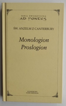 Monologion. Proslogion - Anzelm z Canterbury 