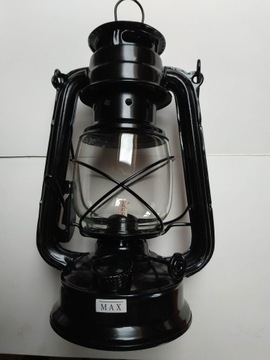 Lampa naftowa 24 cm czarna