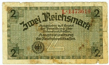 2 REICHSMARK R.K.K - stan jak na skanie