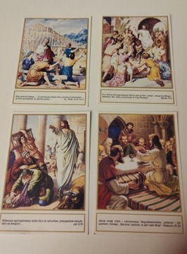 obrazki święte kalendarzyk kieszonkowy 1992 Biblia