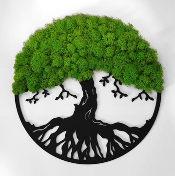Duże Drzewo Życia – ozdoba z mchem