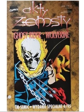 GHOST RIDER WOLVERINE AKTY ZEMSTY 4/95