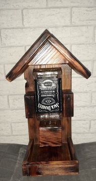 Karmnik dla ptaków Jack Daniels. Handmade.