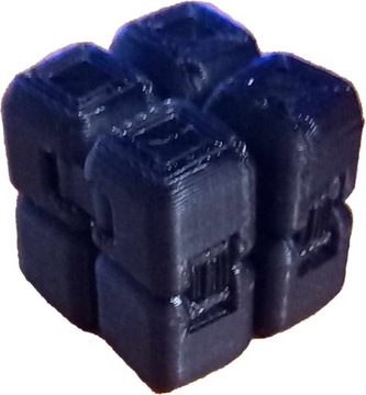 Fidget Cube druk 3D czarny