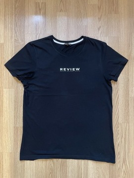 T-shirt - Review - Czarny - XL