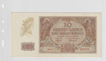 10 Złotych - 1940  - Seria L