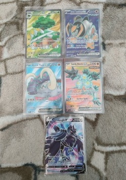 5 kart pokemon Full Art 