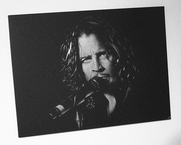 Chris Cornell Soundgarden Obraz Grawerka Staloryt