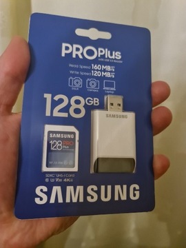 Karta pamięci SD Samsung PRO Plus 128GB MB-SD128SB