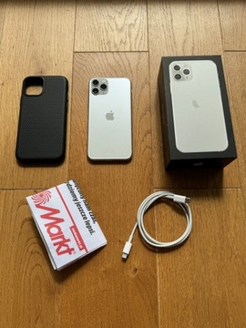 iPhone 11 Pro 64 GB Srebrny 100% Sprawny