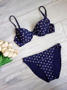 STRÓJ KĄPIELOWY BIKINI ATLANTIC VINTAGE RETRO 38 M