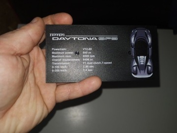 plakietka od technic Ferrari Daytona SP3 