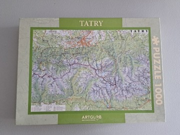 Puzzle mapa Tatr